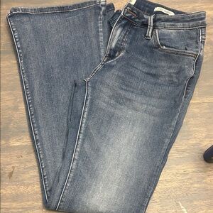 Denim Blue flare leg Women's Jeans